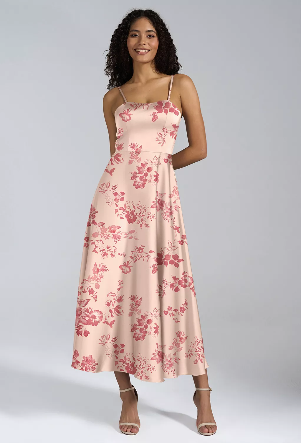 AW Lexi Pink Cherry Blossom  Black Tie Wedding Guest Dresses